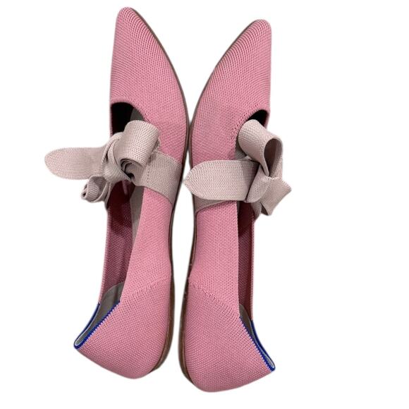 Rothy's The Mary Jane Rosebud Flats Shoes - Picture 7 of 9